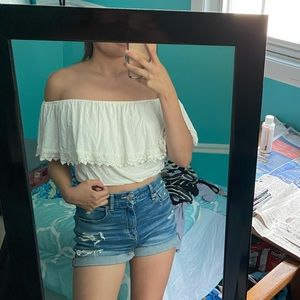 Hollister off the shoulder top